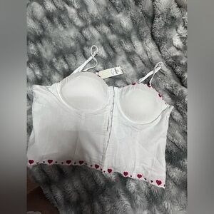 Francesca's Light Blue Scoop Neck Tank